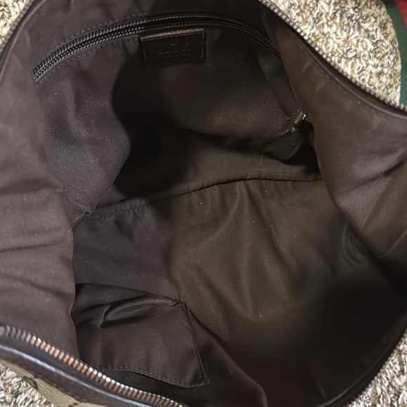 Gucci Brown and Green Shoulder Bag - Picture 4 of 7